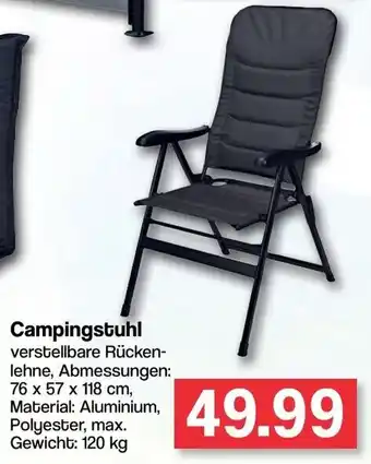 Famila Nord West Campingstuhl Angebot