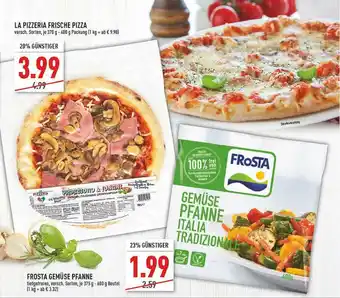 Marktkauf La Pizzeria Frische Pizza Oder Frosta Gemüse Pfanne Angebot