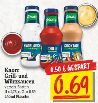 NP Discount Knorr Grill & Würzsaucen 250ml Flasche Angebot