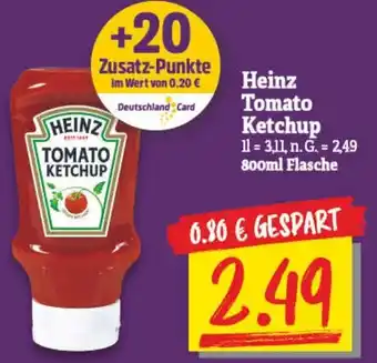 NP Discount Heinz Tomato Ketchup 800ml Flasche Angebot