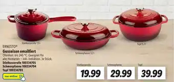 Lidl Ernesto Gusseisen emailliert Angebot