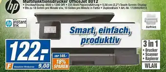 expert Techno Land Hp Multifunktionsdrucker Officejet 8012 Angebot