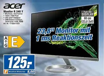 expert Techno Land Acer Monitor R 240 Y Angebot