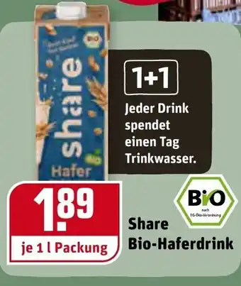 REWE Share Bio Haferdrink Angebot