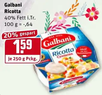 REWE Galbani Ricotta 250 g Angebot