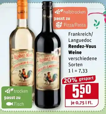 REWE Rendez Vous Weine Angebot