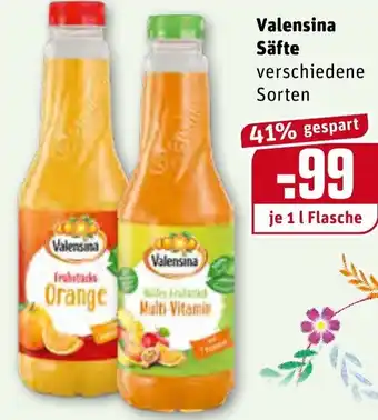 REWE Valensina Säfte 1 L Angebot