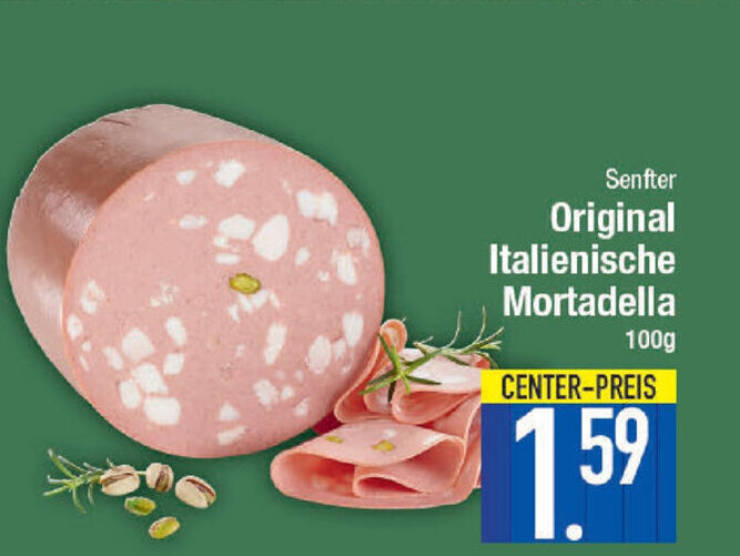 Original Italienische Mortadella 100 g Angebot bei ECenter