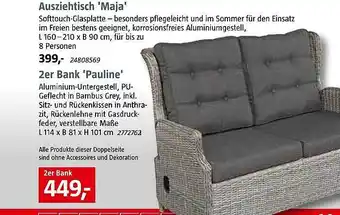 Bauhaus Ausziehtisch „maja“ Oder 2er Bank „pauline“ Angebot