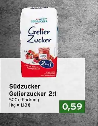 CAP Markt Südzucker Gelierzucker 2:1 Angebot