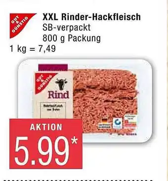 Marktkauf Gut & Günstig Xxl Rinder Hackfleisch Angebot