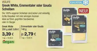 Vitalia Violife Greek White, Emmentaler Oder Gouda Scheiben Angebot