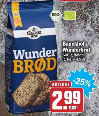 AEZ Bauckhof Wunderbrot 600g Beutel Angebot