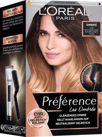 dm drogerie L'oréal paris préférence ombré für hellbraunes bis braunes haar Angebot