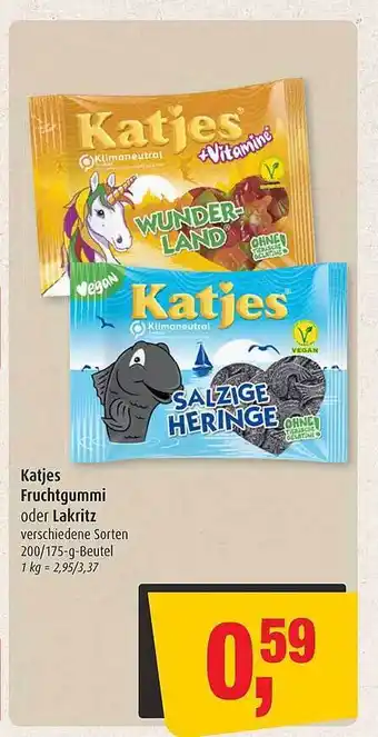 Markant Markt Katjes Fruchtgummi Oder Lakritz Angebot