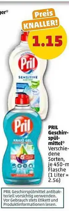 PENNY Pril Geschirrspülmittel Angebot