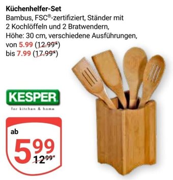 Globus Kesper Küchenhelfer Set Angebot