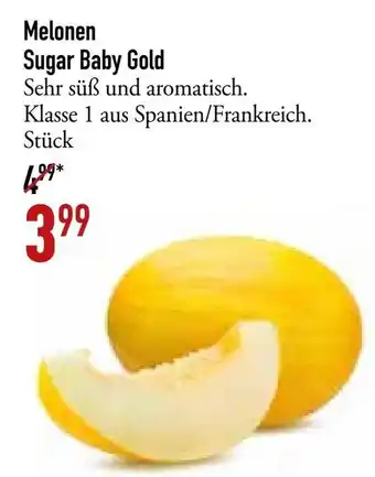 Galeria Markthalle Melonen Sugar Baby Gold Angebot