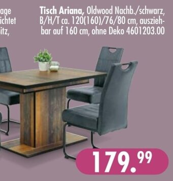 Möbel Boss Tisch Ariana Angebot