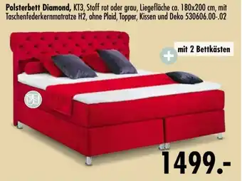 Möbel Boss Polsterbett Diamond Angebot