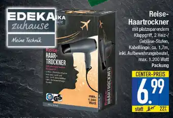 E-Center Edeka Zuhause Reise-Haartrockner Angebot