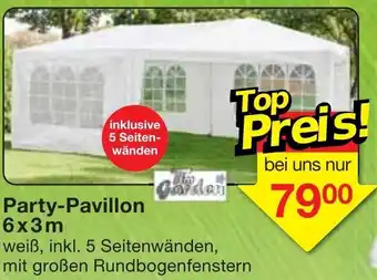 Jawoll Party Pavillon 6 x 3 m Angebot