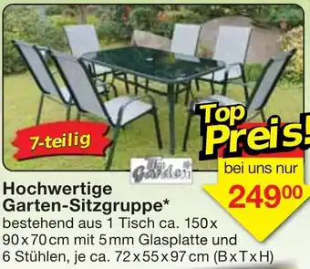 Jawoll Hochwertige Garten Sitzgruppe 7-teilig Angebot