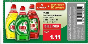 Kaufland Fairy Geschirrspülmittel Angebot