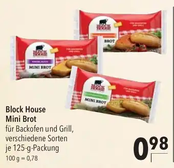 CITTI Markt Block House Mini Brot 125 g Angebot