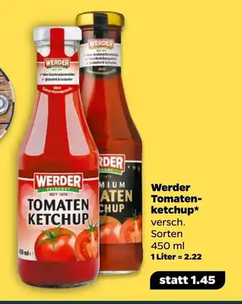 NETTO Werder Tomatenketchup 450ml Angebot