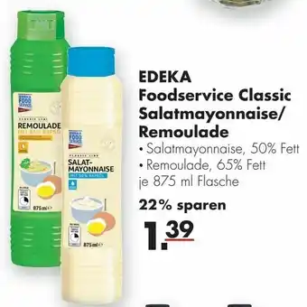 Handelshof Edeka Foodservice Classic  Salatmayonnaise /Remoulade 875ml Angebot