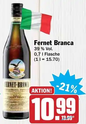 AEZ Fernet Branca 0,7 L Angebot