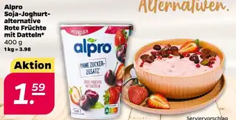 NETTO Alpro Soja Joghurtalternative Rote Früchte mit Datteln 400 g Angebot