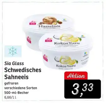 KONSUM Sia Glass Schwedisches Sahneeis Angebot