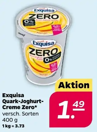 NETTO Exquisa Quark Joghurt Creme Zero 400 g Angebot