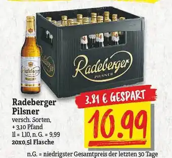 NP Discount Radeberger Pilsner Angebot