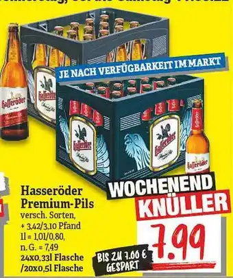 NP Discount Hasseröder Premium-pils Angebot