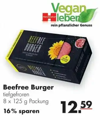 Handelshof Beefree Burger 8x125g Angebot