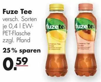 Handelshof Fuze Tea 0,4L Angebot