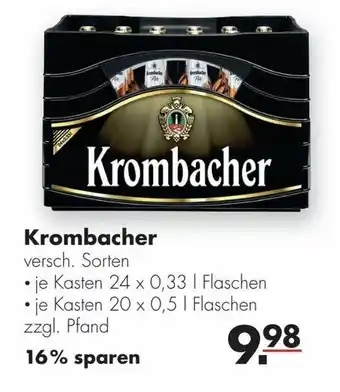 Handelshof Krombacher 24x0,33/20x0,5L Angebot