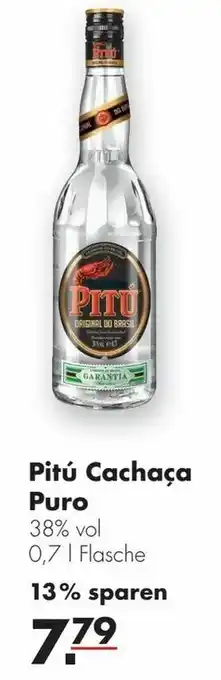 Handelshof Pitú Cachaca 0,7L Angebot