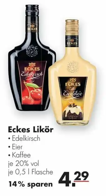 Handelshof Eckes Likör 0,5L Angebot