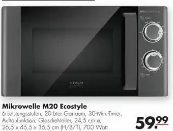 Handelshof Mikrowelle M20 Ecostyle Angebot