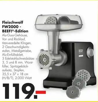 Handelshof Fleischwolf FW2000 Beef Edition Angebot