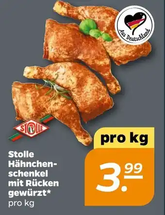 NETTO Stolle Hähnchenschenkel mit Rücken gewürzt Angebot