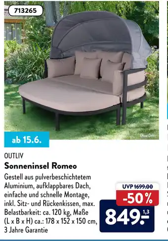 Aldi Süd Outliv Sonneninsel Romeo Angebot