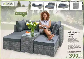 Selgros Bellavista Multi Lounge ,,Samoa" 13 tlg Angebot