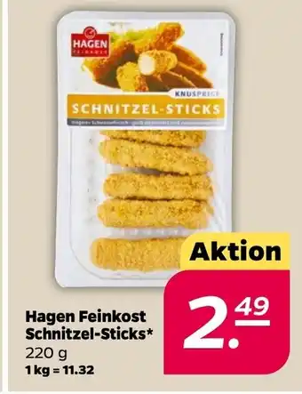 NETTO Hagen Feikost Schnitzel-Sticks 220g Angebot