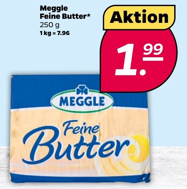 Meggle Feine Butter 250g Angebot bei NETTO