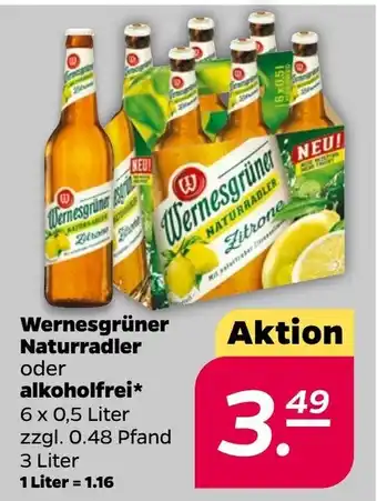 NETTO Wernesgruner Bier 6*500ml Angebot